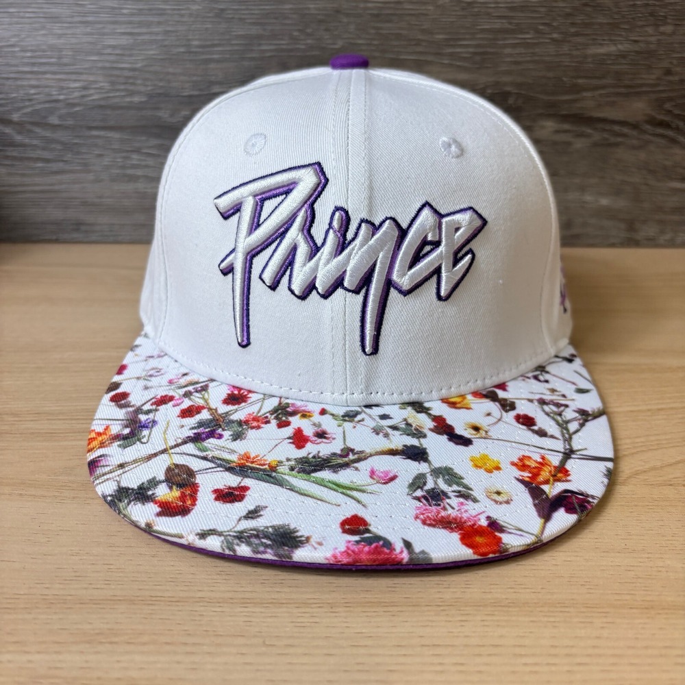 Minnesota Twins Hat Cap Snapback White Purple Prince SGA Baseball Floral Mens